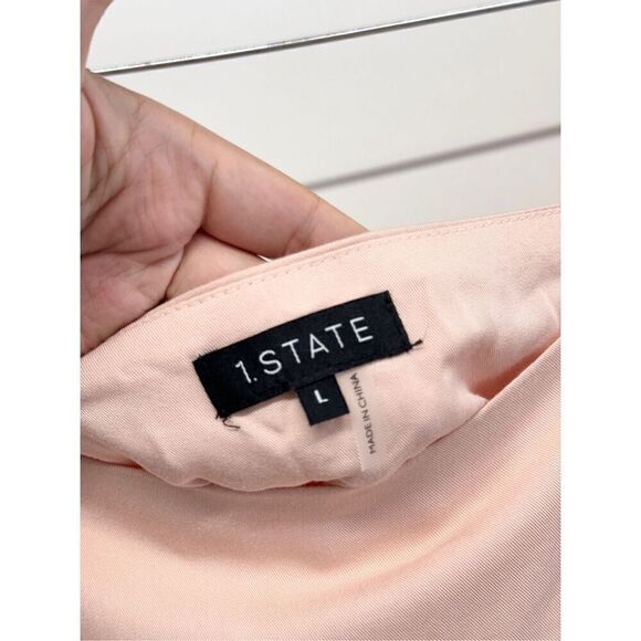 1. State Square Neck Puff Sleeve Size Large Cropped Top Spanish Villa NWT - Picture 8 of 10